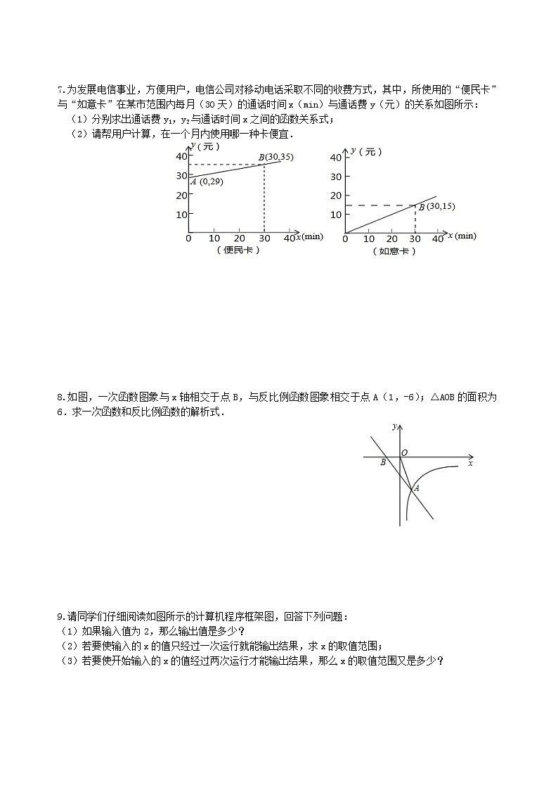 （人教版）数学中考总复习60中考冲刺：数形结合问题（基础）珍藏版03