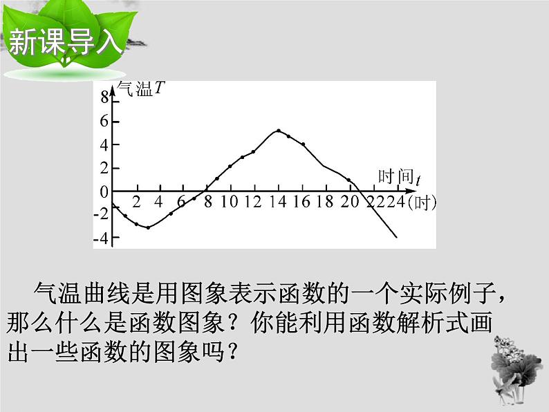 17.2 第2课时函数的图象-华东师大版八年级数学下册课件(共27张PPT)02