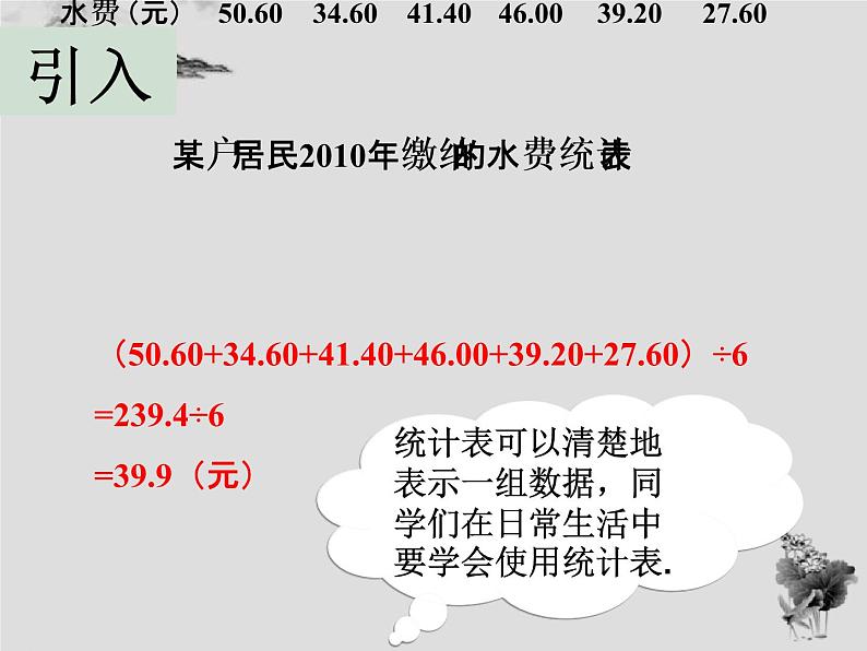 20.1 第1课时平均数的意义和用计算器求平均数-华东师大版八年级数学下册课件(共29张PPT)04