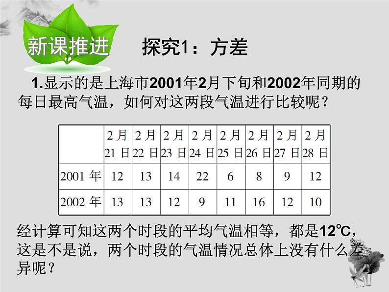 20.3数据的离散程度-华东师大版八年级数学下册课件(共24张PPT)03