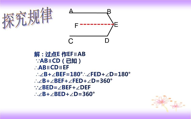 【重点专题】平行线中的“拐点”问题（课件）-【上好课】2020-2021学年七年级数学下册同步备课系列（人教版）第4页