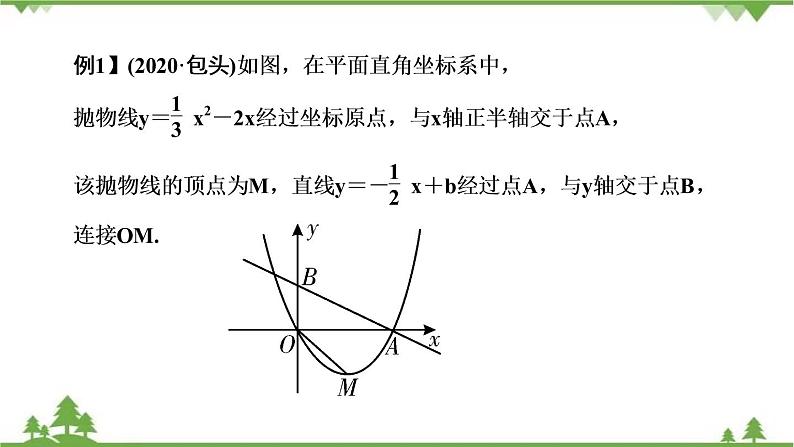 2021年中考数学总复习 拉分题训练课件 二次函数与线段及最值04