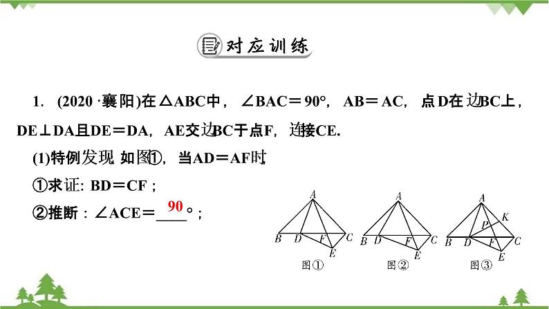 2021年中考数学总复习 拉分题训练课件 静态几何图形综合探究08