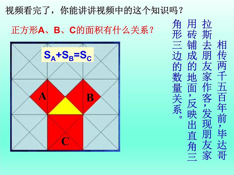 八年级下数学课件：17-1 勾股定理  （共27张PPT）_人教新课标03