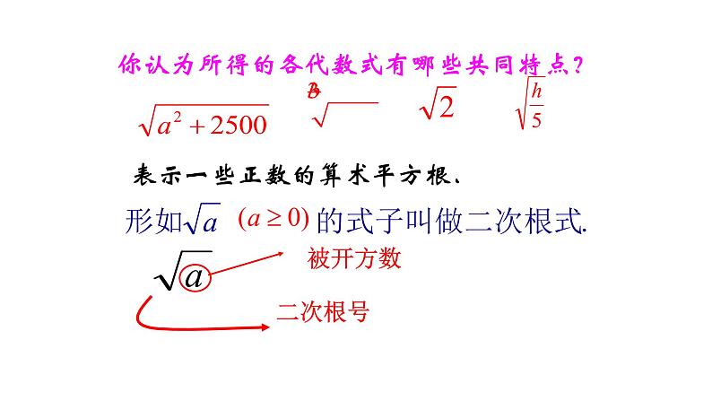 八年级下数学课件：16-1 二次根式  课件（共21张PPT）_人教新课标06
