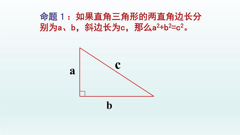 八年级下数学课件：17-1 勾股定理  （共15张PPT）_人教新课标04