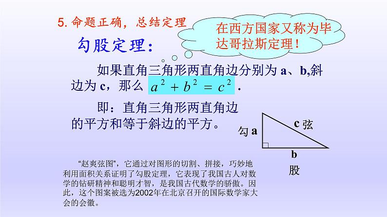 八年级下数学课件：17-1 勾股定理  （共16张PPT）2_人教新课标第8页