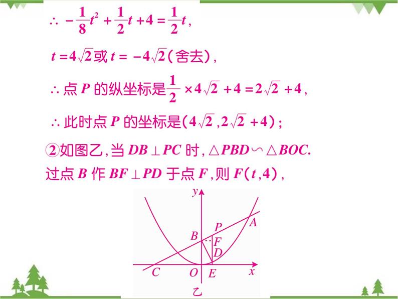 期末专题五 相似与二次函数的综合.pptx08