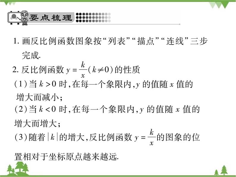 2021年春人教版九年级数学下册第26章《反比例函数》26.1.2 反比例函数的图象和性质PPT课件02