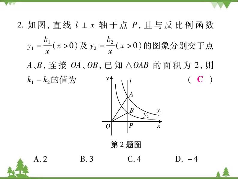 2021年春人教版九年级数学下册第26章《反比例函数》26.1.2 反比例函数的图象和性质PPT课件06