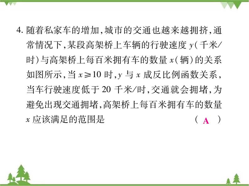 2021年春人教版九年级数学下册第26章《反比例函数》26.2 实际问题与反比例函数PPT课件06