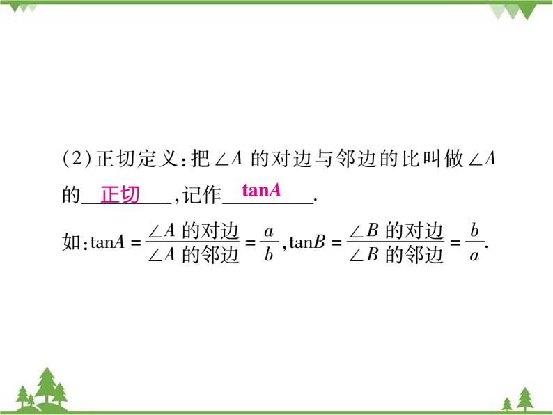 2021年春人教版九年级数学下册第28章《锐角三角函数》28.1 锐角三角函数 PPT课件03