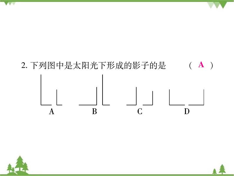 2021年春人教版九年级数学下册29章《投影与视图》29．1 投影 PPT课件06