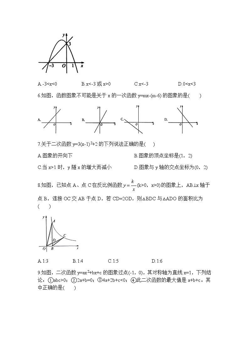 2021年中考数学专题复习检测卷5 函数及其图象-（含解析）02