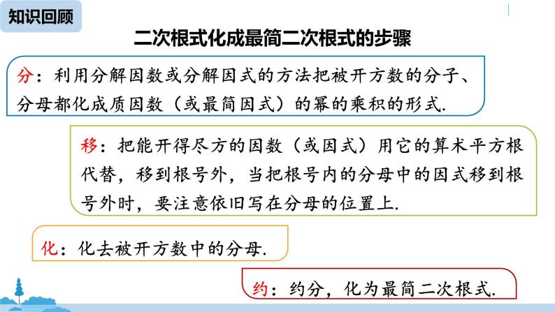 人教版八年级数学下册 16.3二次根式的加减课时1 ppt课件03