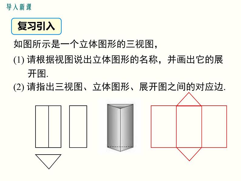 29.2 第3课时 由三视图确定几何体的面积或体积 课件02