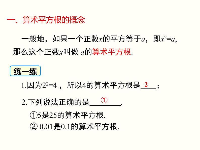 6.1 第1课时 算术平方根 课件05