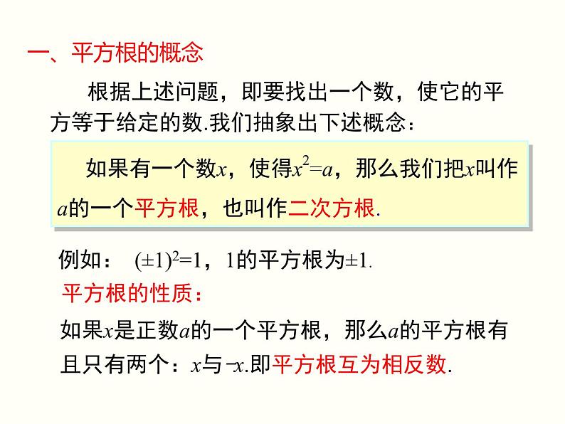 6.1 第3课时 平方根 课件07