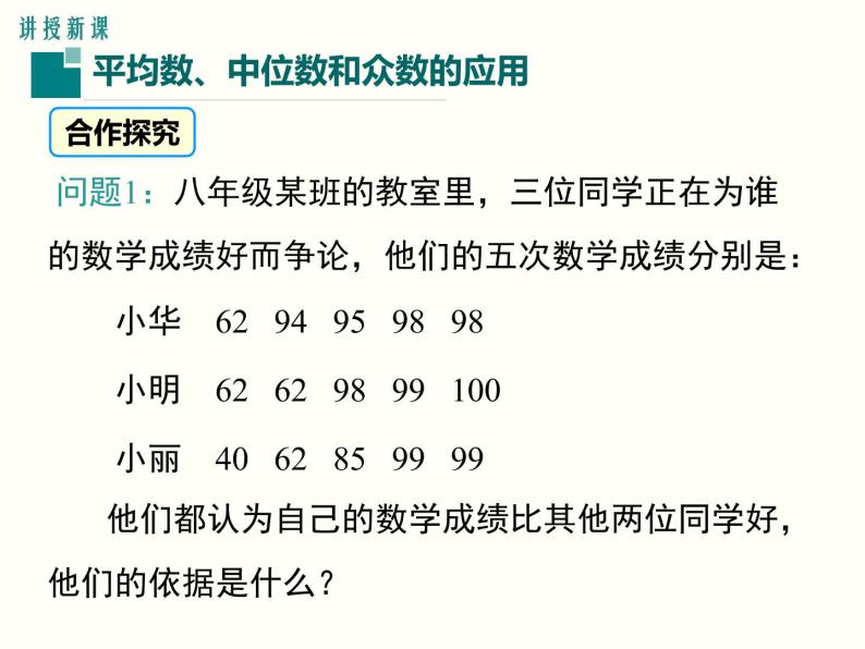 20.1.2.2-平均数、中位数和众数的应用 课件04