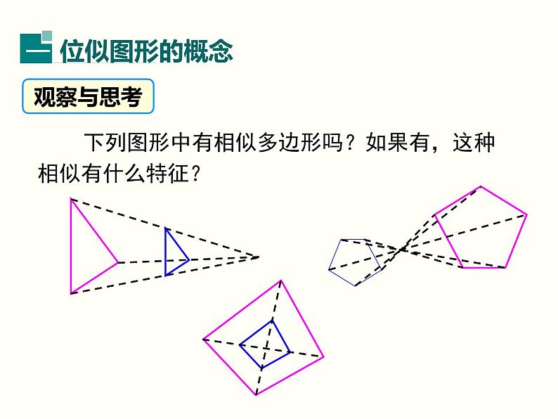 27.3 第1课时 位似图形的概念及画法 课件第3页