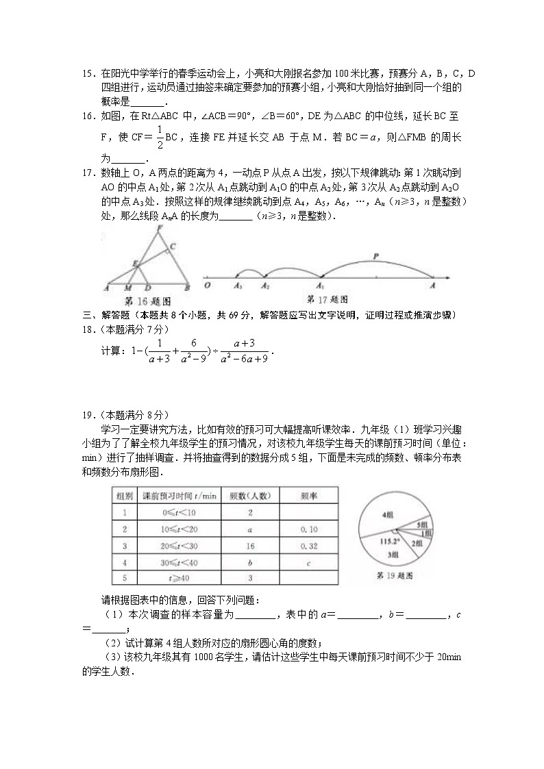 2019山东省聊城市初中学生学业水平考试数学试题（Word版，含答案）第3页