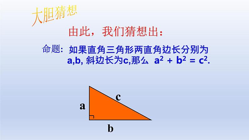 八年级下数学课件：17-1 勾股定理  （共23张PPT）_人教新课标06