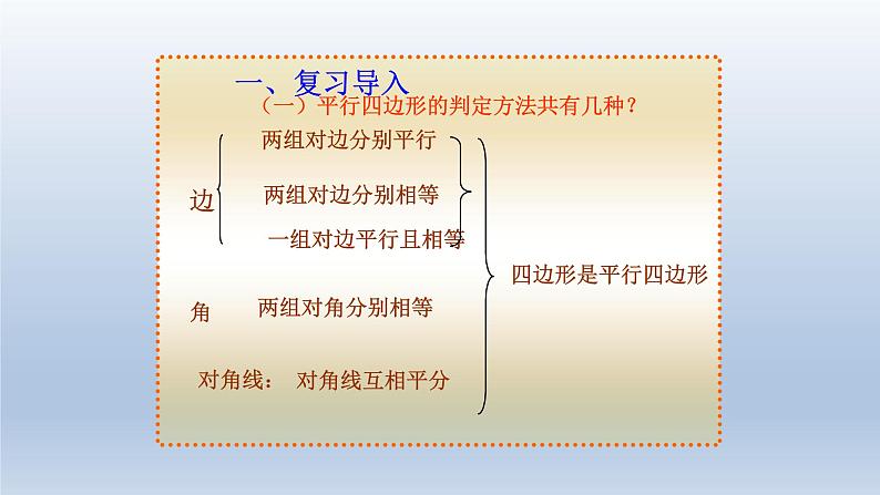 八年级下数学课件：18-1-2 平行四边形的判定  （共23张PPT）_人教新课标02