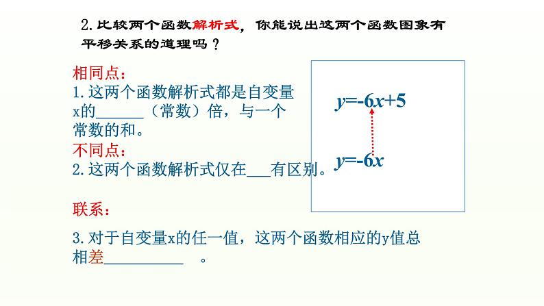 八年级下数学课件：19-2-2 一次函数——一次函数的图像和性质  （共19张PPT）_人教新课标06