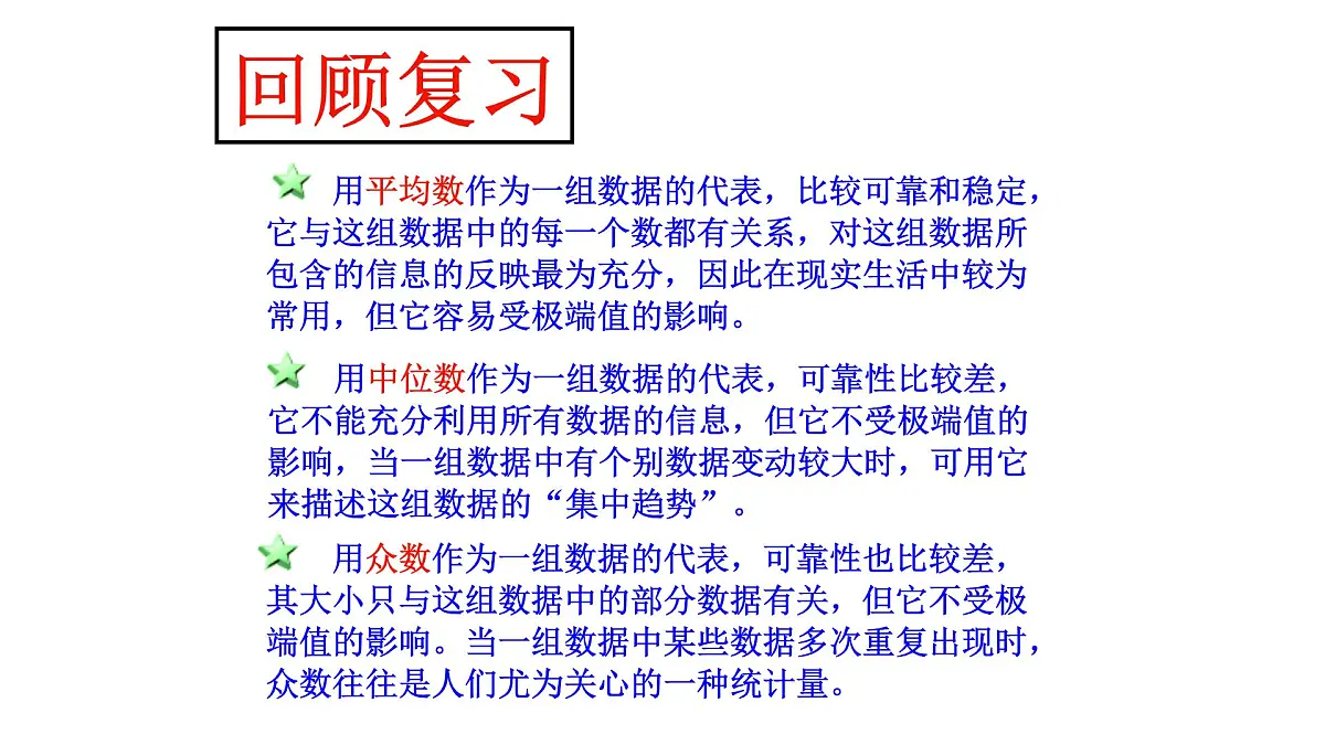 八年级下数学课件：20-1 数据中的集中趋势 （共18张PPT）_人教新课标第2页