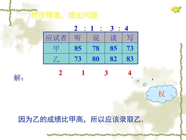 八年级下数学课件八年级下册数学课件《数据的集中趋势》  人教新课标 (7)_人教新课标05