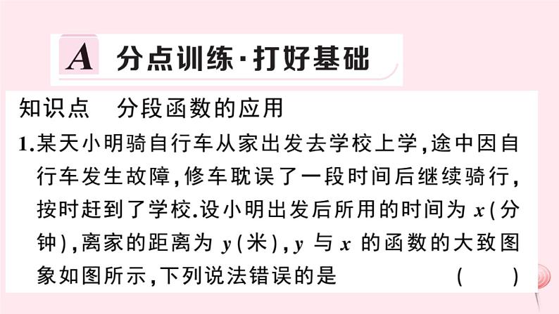 2019秋八年级数学上册第12章一次函数12-2一次函数第5课时一次函数的应用——分段函数习题课件（新版）沪科版02