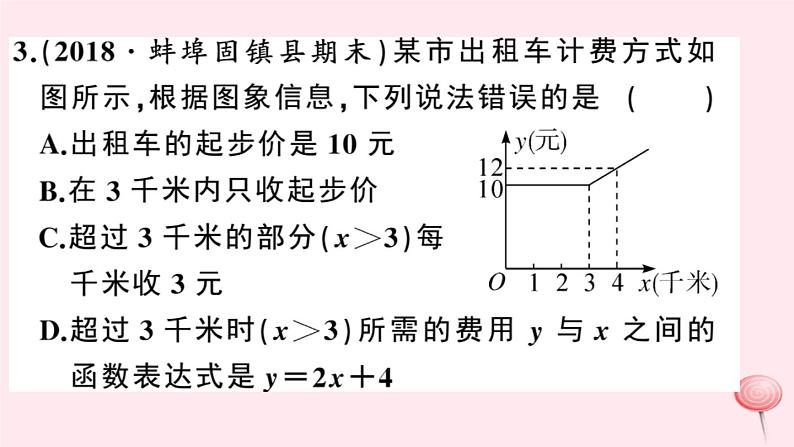 2019秋八年级数学上册第12章一次函数12-2一次函数第5课时一次函数的应用——分段函数习题课件（新版）沪科版05