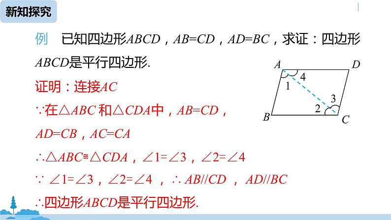 人教版八年级数学下册 18.1.2平行四边形的判定课时1 ppt课件07