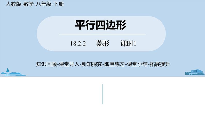 人教版八年级数学下册 18.2.2菱形课时1 ppt课件01