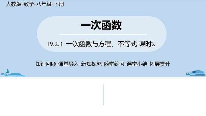 人教版八年级数学下册 19.2.3一次函数与方程、不等式课时2 ppt课件01