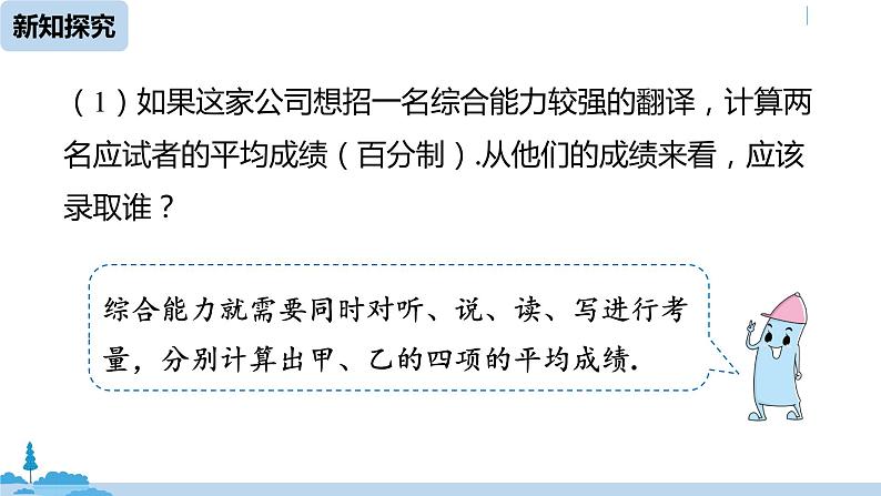 人教版八年级数学下册 20.1.1平均数课时1 ppt课件05