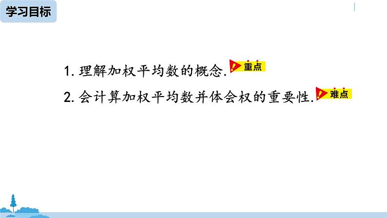 人教版八年级数学下册 20.1.1平均数课时2 ppt课件04