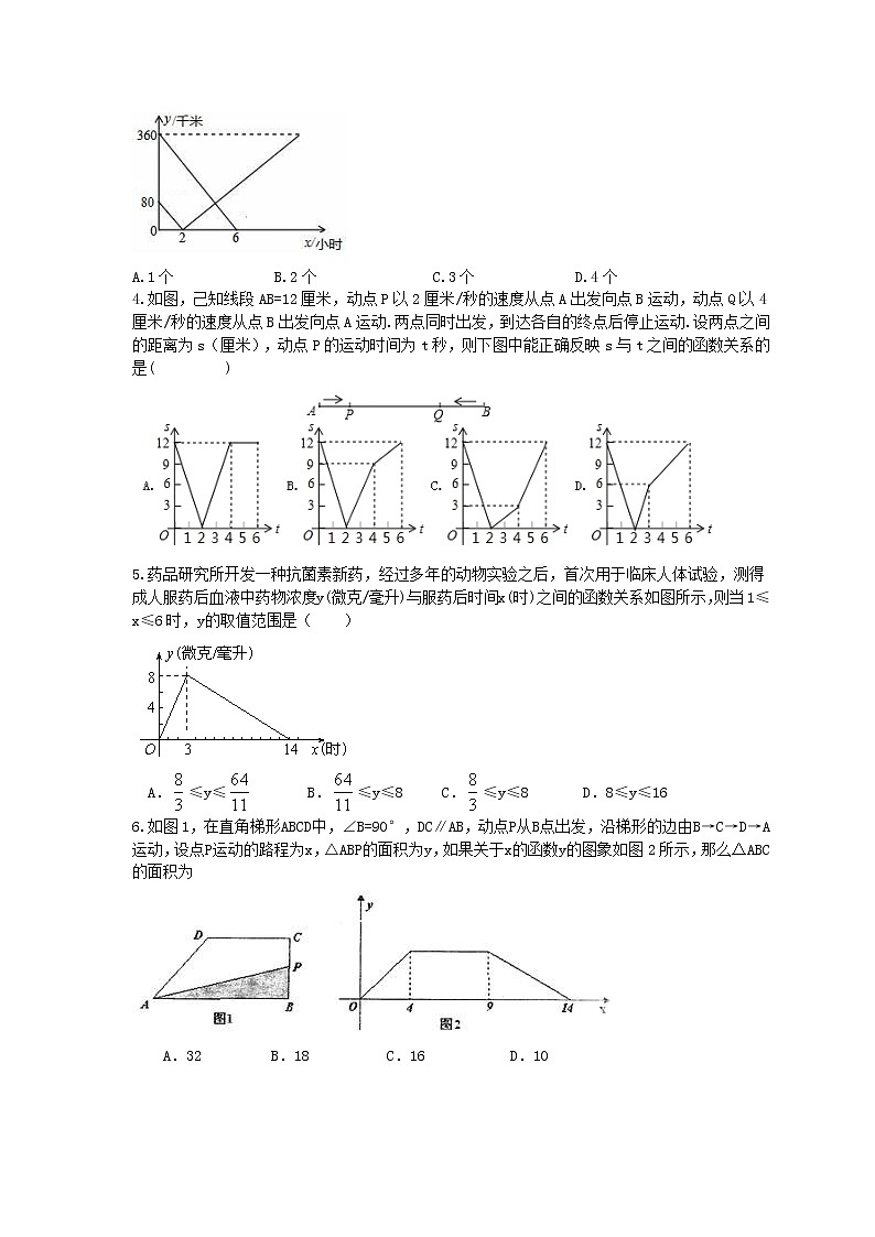 2021年人教版数学八年级下册19.3《课题学习 选择方案》随堂练习(含答案)第2页