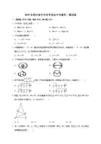 2019年四川省巴中市平昌县中考数学一模试卷（含答案解析）