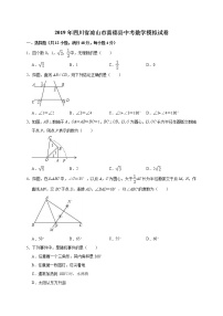 2019年四川省凉山市喜德县中考数学模拟试卷（含答案解析）