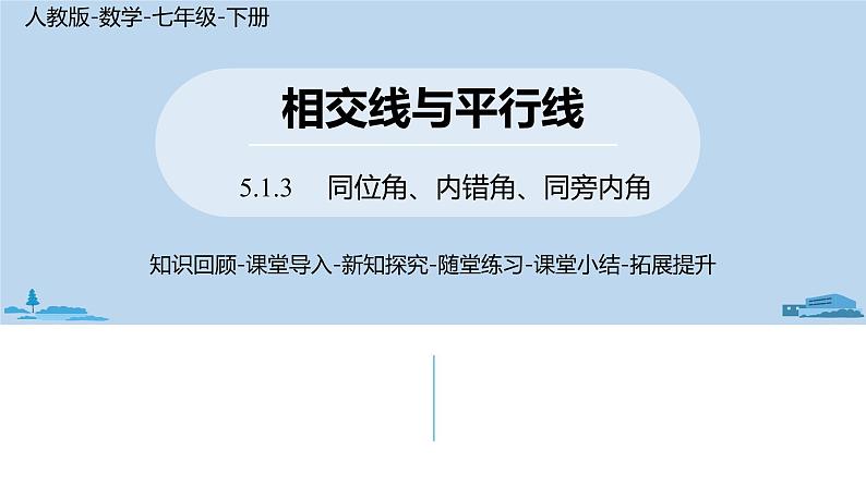 人教版七年级数学下册 5.1.3同位角、内错角、同旁内角 课件01