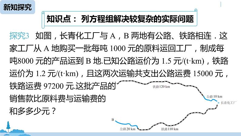 人教版七年级数学下册 8.3实际问题与二元一次方程组课时305