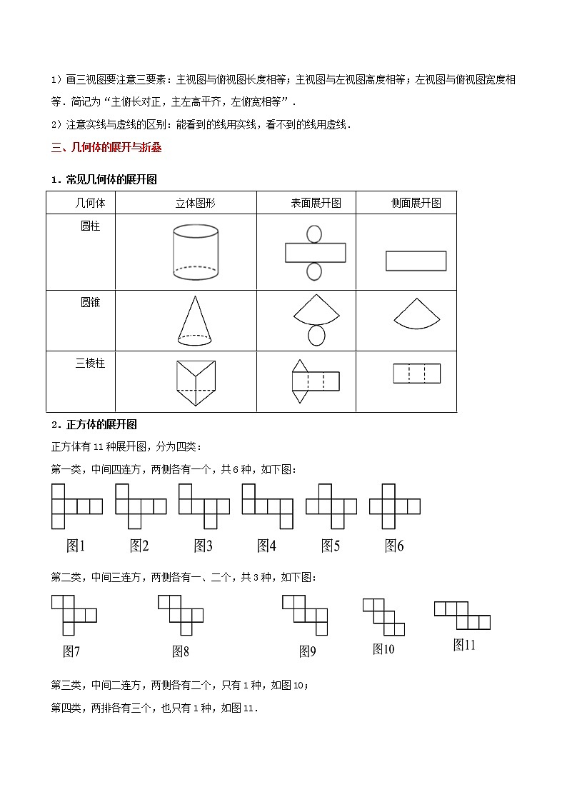 考点22 视图与投影-备战2021年中考数学考点一遍过（含答案解析）试卷02