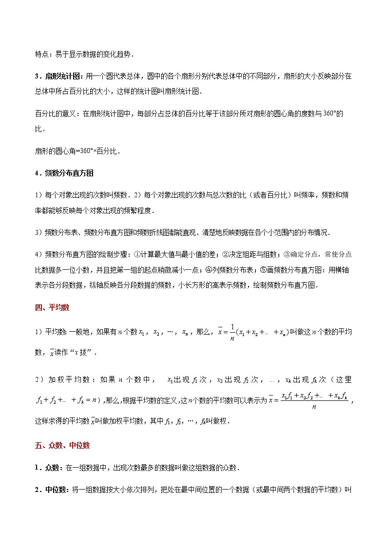 考点23 统计-备战2021年中考数学考点一遍过（含答案解析）试卷02