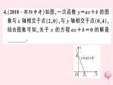 2019秋八年级数学上册第12章一次函数12-2一次函数第7课时一次函数与一元一次方程、一元一次不等式习题课件（新版）沪科版