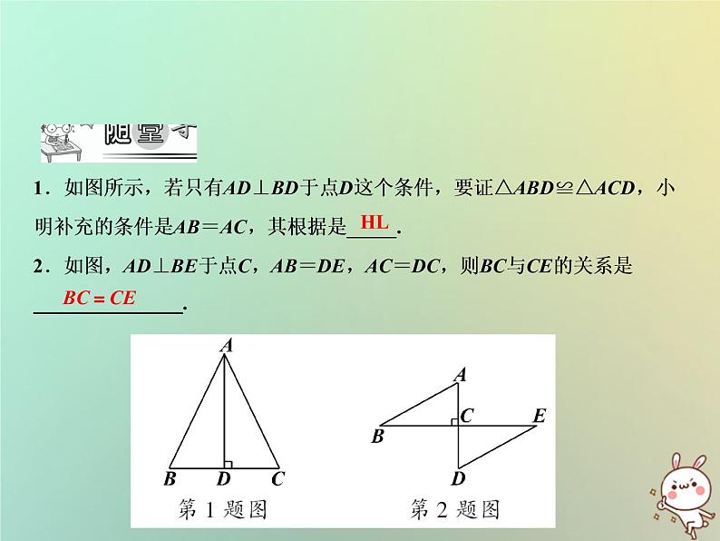 八年级上数学课件第14章全等三角形14-2三角形全等的判定第5课时课件新版沪科版_沪科版04