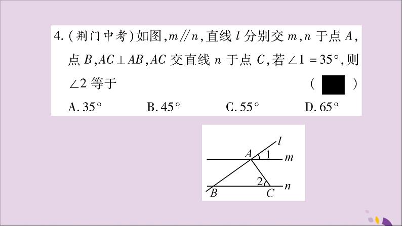 八年级数学上册第13章三角形中的边角关系、命题与证明13-2命题与证明第2课时三角形内角和定理及推论习题课件（新版）沪科版05