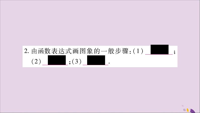 八年级数学上册第12章一次函数12-1函数第3课时函数的表示方法—图象法习题课件（新版）沪科版03