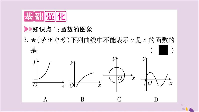 八年级数学上册第12章一次函数12-1函数第3课时函数的表示方法—图象法习题课件（新版）沪科版04