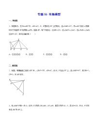 中考数学几何模型加强版 模型06 半角模型